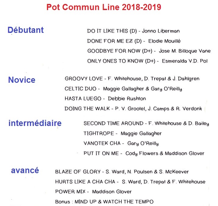 Pot commun line 2018 2020